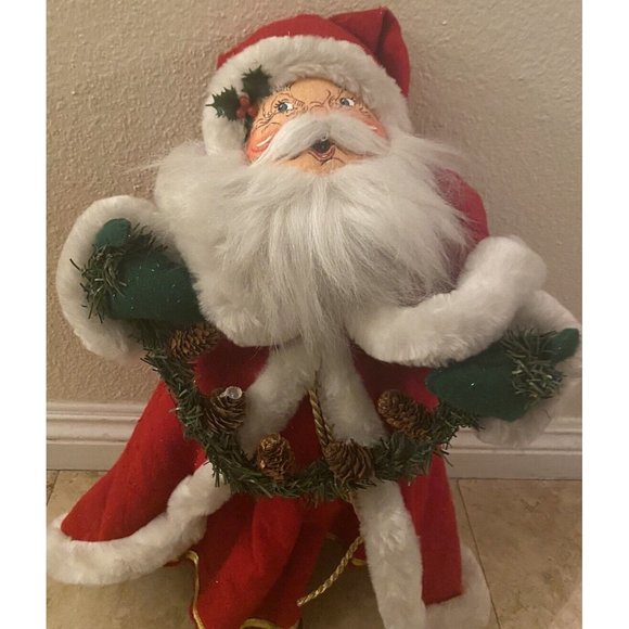 RARE Annalee Santa 22” Christmas Decoration Mobilite Dolls 2004 Large Holiday - Picture 9 of 16